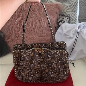 Single-handle Valentino Rockstud Handbag